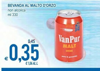 MD Discount Bevanda Al Malto D'Orzo Non Alcolica offerta