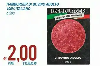 MD Discount Hamburger Di Bovino Adulto 100% Italiano offerta