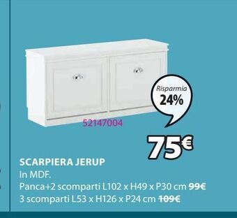 JYSK Scarpiera jerup offerta