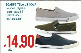 MD Discount US Golf Scarpe Tela offerta