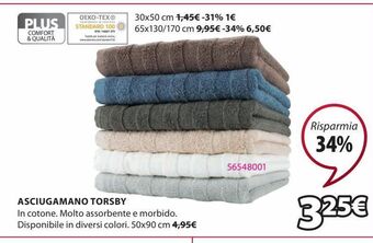 JYSK Asciugamano torsby offerta