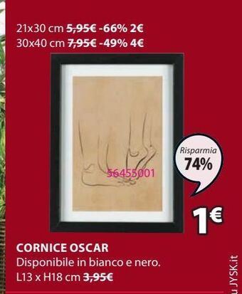 JYSK Cornice oscar offerta