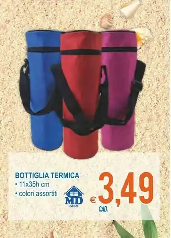 MD Discount Bottiglia Termica 11x35h Cm offerta
