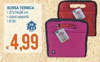 MD Discount Borsa Termica 27x14x26 Cm offerta