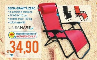 MD Discount Sedia Gravita Zero offerta