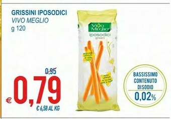 MD Discount Vivo Meglio Grissini Iposodici offerta