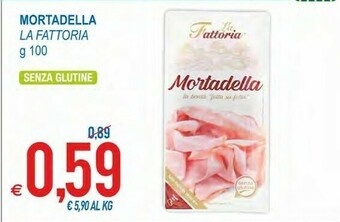 MD Discount La Fattoria Mortadella 100 G(ml) offerta