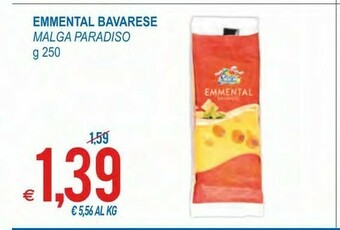 MD Discount Malga Paradiso Emmental Bavarese 250 G(ml) offerta