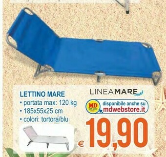 MD Discount Lettino Mare offerta