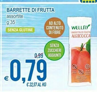 MD Discount Barrette Di Frutta Assortite offerta