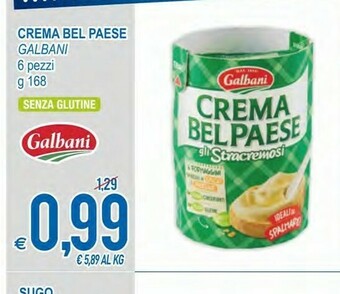 MD Discount Galbani Crema Bel Paese Gli Stracremosi 168 G(ml) offerta