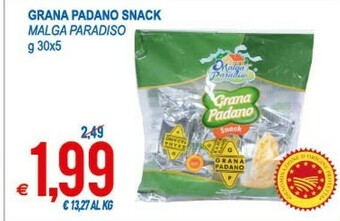 MD Discount Malga Paradiso Grana Padano Snack offerta