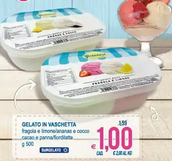 MD Discount Gelatosi Gelato In Vaschetta Fragola E Limone offerta