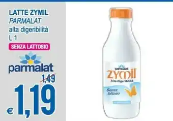 MD Discount Parmalat Zymil Latte Scremato Alta Digeribilità Senza Lattosio UHT 1000 G(ml) offerta