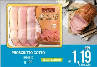 La Fattoria Prosciutto Cotto Arrosto Senza Glutine