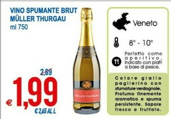 MD Discount Muller Thurgau Vino Spumante Brut offerta