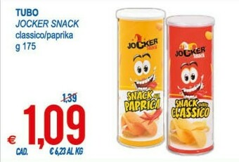 Jocker Snack Tubo Classico/Paprika