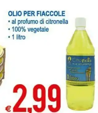 Olio Per Fiaccole Al Profumo Di Citronella