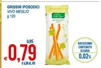 MD Discount Vivo Meglio Grissini Iposodici offerta