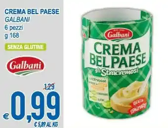 MD Discount Galbani Crema Bel Paese Gli Stracremosi 168 G(ml) offerta