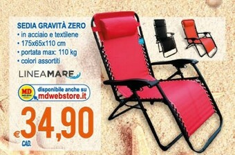 MD Discount Sedia Gravità Zero offerta