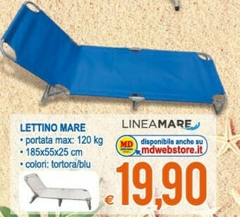 MD Discount Lettino Mare offerta