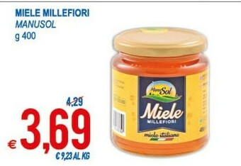 MD Discount ManuSol Miele Millefiori 400 G(ml) offerta