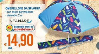 MD Discount Ombrellone Da Spiaggia offerta