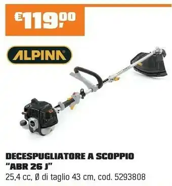 OBI DECESPUGLIATORE A SCOPPIO “ABR 26 J” offerta