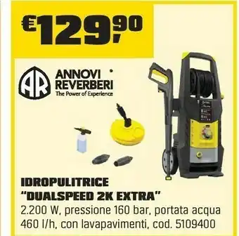OBI IDROPULITRICE “DUALSPEED 2K EXTRA” offerta