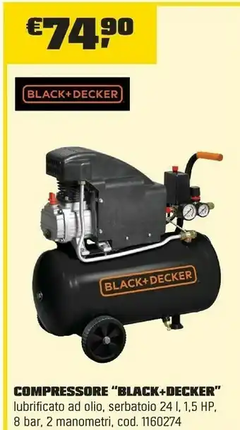 OBI Black & Decker COMPRESSORE “BLACK+DECKER” offerta