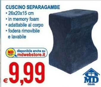 MD Discount Cuscino Separagambe offerta