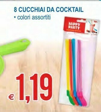 8 Cucchiai Da Cocktail