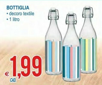 MD Discount Bottiglia Decoro Textile offerta