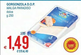 MD Discount Malga Paradiso Gorgonzola Dop Dolce offerta