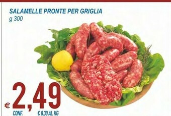 MD Discount Salamelle Pronte Per Griglia offerta
