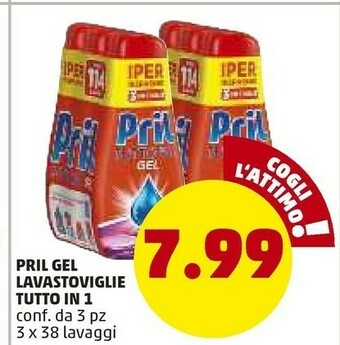 PENNY Pril Pril Gel Lavastoviglie Tutto In 1 offerta
