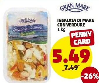 PENNY Gran mare Insalata Di Mare Con Verdure offerta