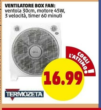 PENNY Termozeta Ventilatore offerta