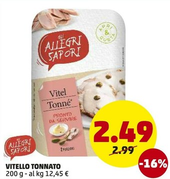 PENNY Gli Alegri Sapori Vitello Tonnato offerta