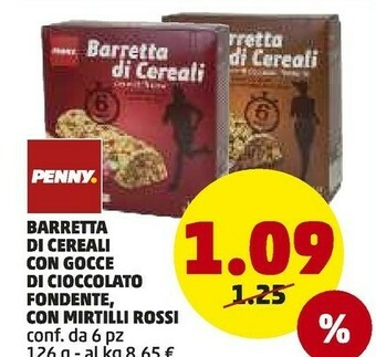 Barretta Di Cereali Con Gocce Di Cioccolato Fondente