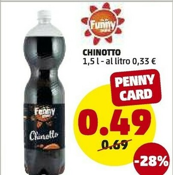 PENNY Funny Drink Chinotto offerta