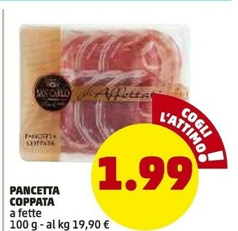PENNY Pancetta Coppata offerta