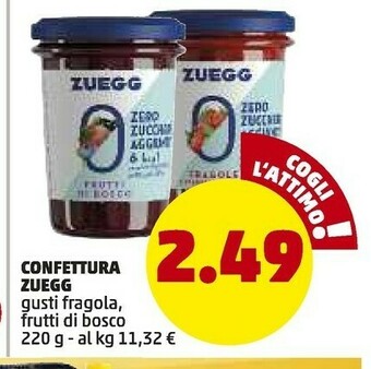 PENNY Zuegg Confettura offerta