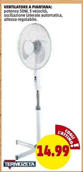 PENNY Termozeta Ventilatore A Piantana offerta
