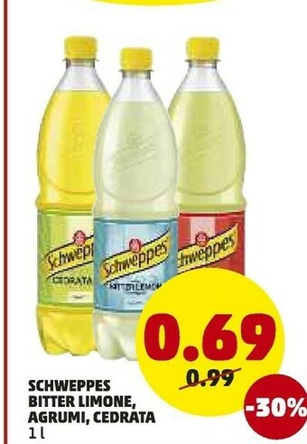 PENNY Schweppes Limone 1000 G(ml) offerta