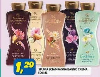 Risparmio Casa Spuma di Sciampagna Bagno Crema offerta