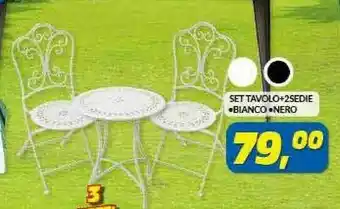 Risparmio Casa Set Tavolo + 2 Sedie offerta