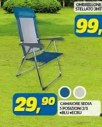 Risparmio Casa Camaiore Sedia 5 Posizioni offerta