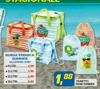 Risparmio Casa Zainetto Mare Summer offerta